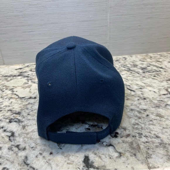 USA Flag Embroidered Navy Cap - Picture 4 of 6